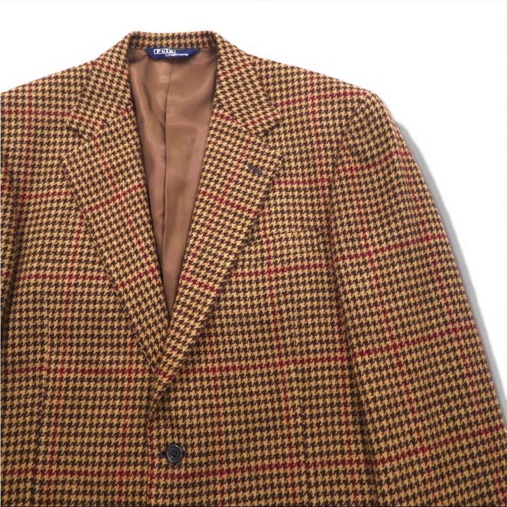 Ralph Lauren Tweed 100% wool gun club sport coat - Picture 12 of 15